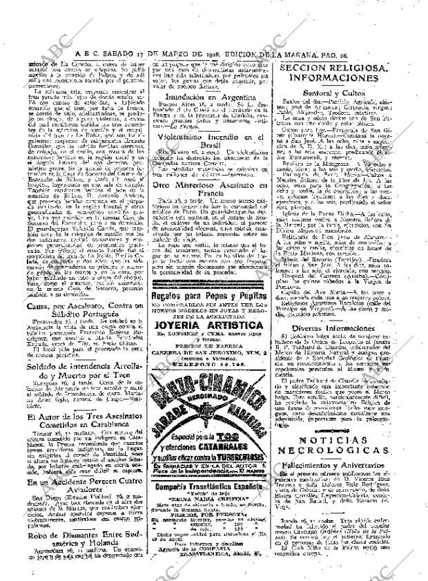 ABC MADRID 17-03-1928 página 28