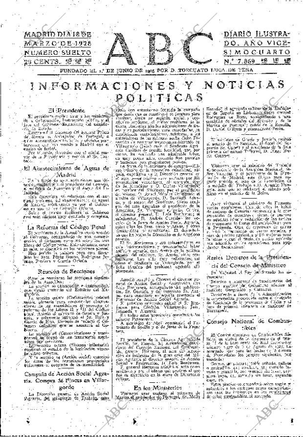 ABC MADRID 18-03-1928 página 23