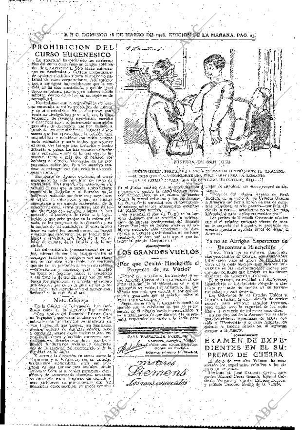 ABC MADRID 18-03-1928 página 25