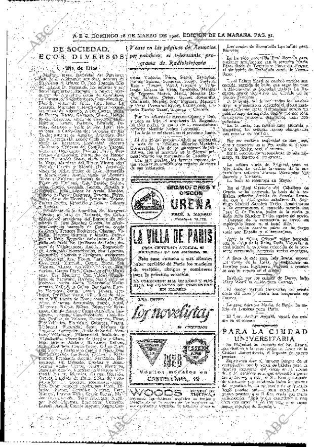 ABC MADRID 18-03-1928 página 31