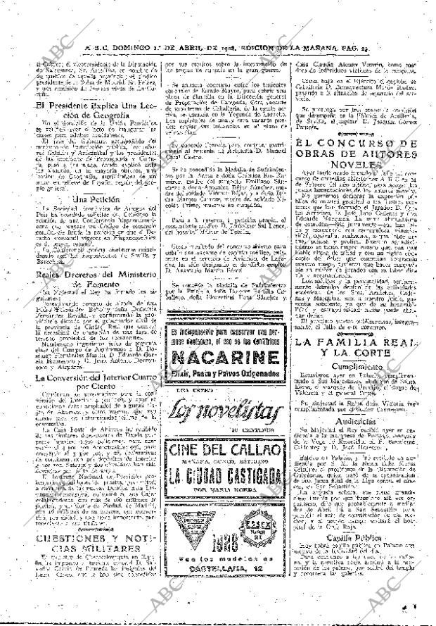 ABC MADRID 01-04-1928 página 25