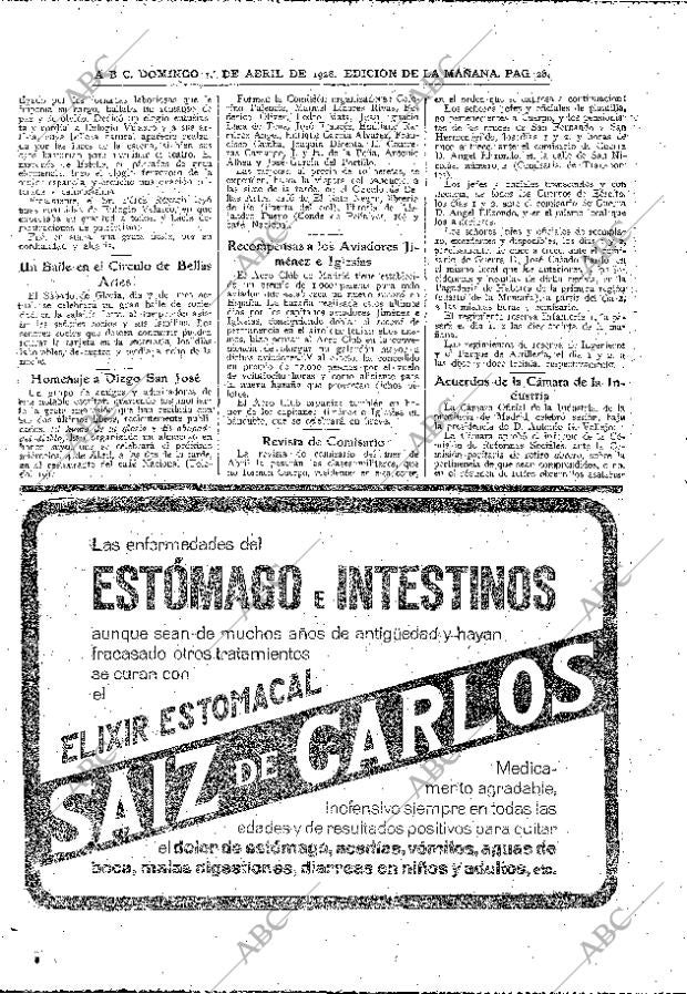 ABC MADRID 01-04-1928 página 28