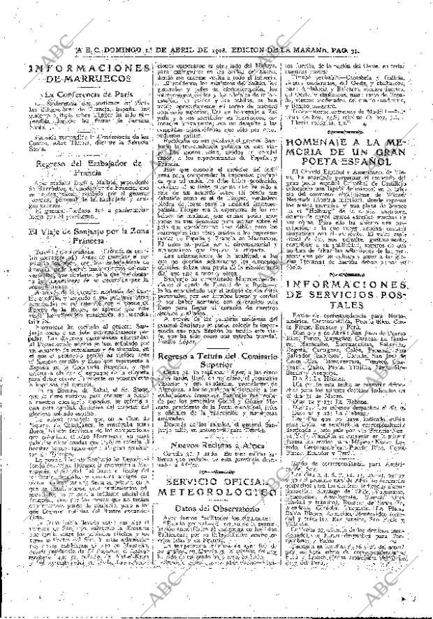 ABC MADRID 01-04-1928 página 31