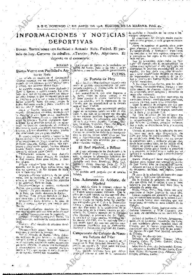 ABC MADRID 01-04-1928 página 45