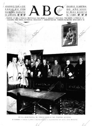 ABC MADRID 04-04-1928 página 1