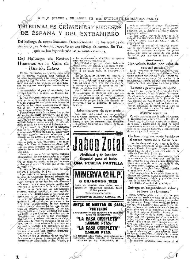 ABC MADRID 05-04-1928 página 25
