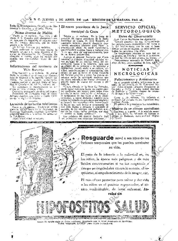 ABC MADRID 05-04-1928 página 28