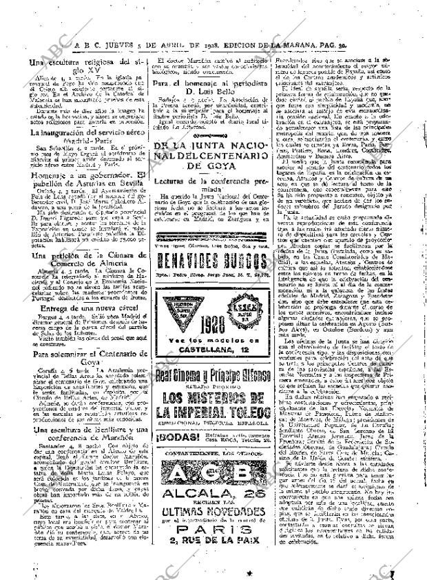 ABC MADRID 05-04-1928 página 30