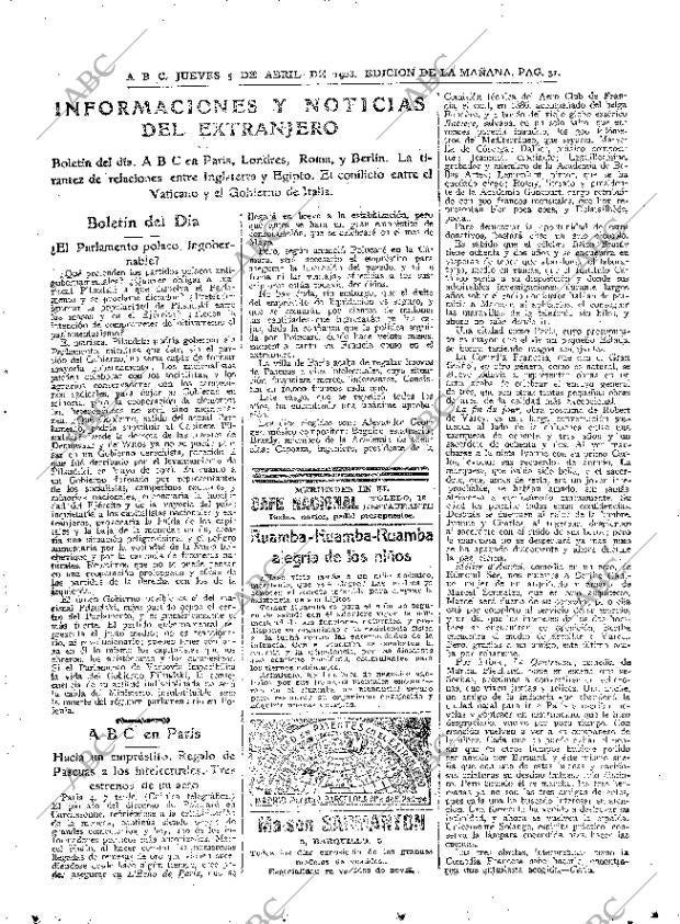 ABC MADRID 05-04-1928 página 31