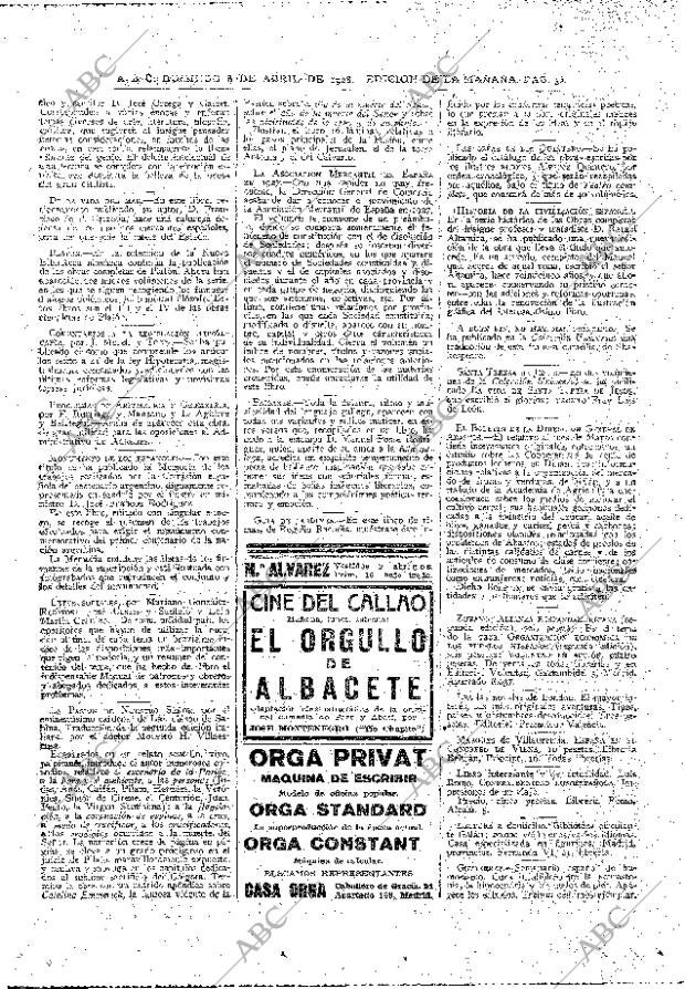 ABC MADRID 08-04-1928 página 52