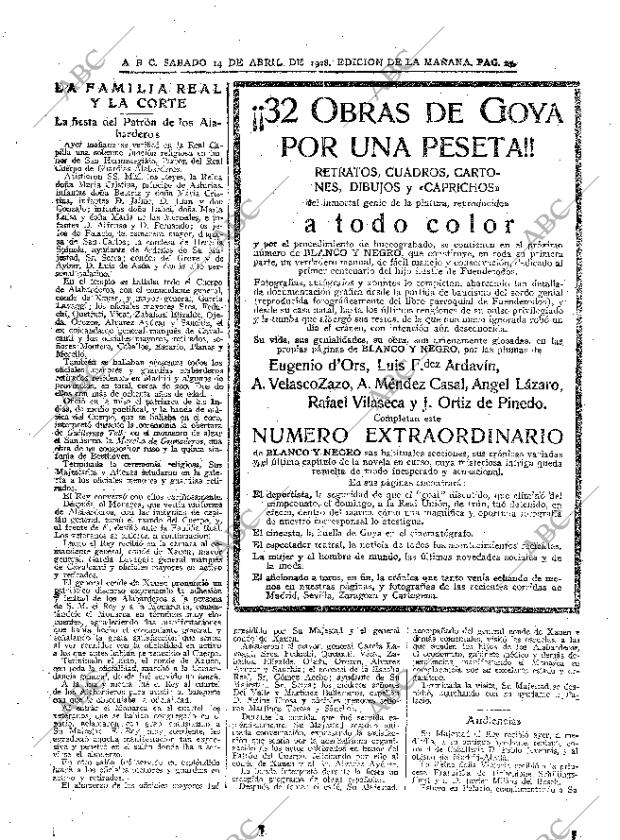 ABC MADRID 14-04-1928 página 25