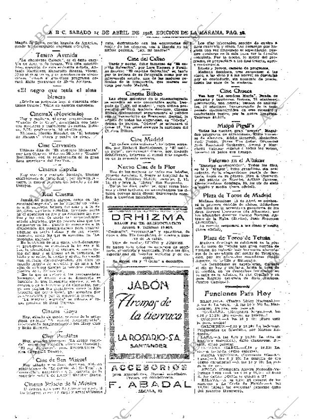 ABC MADRID 14-04-1928 página 38