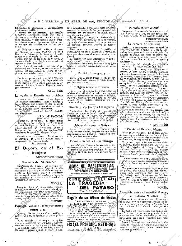 ABC MADRID 17-04-1928 página 18