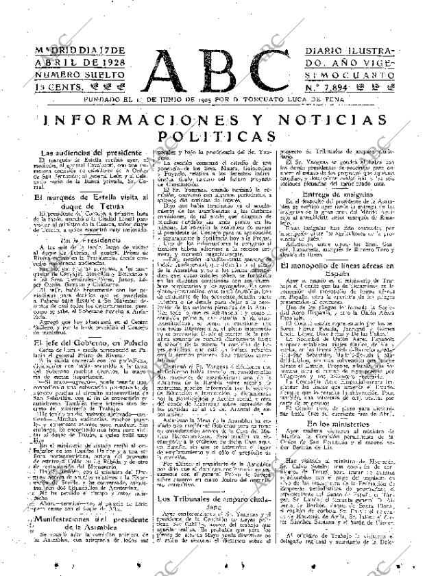 ABC MADRID 17-04-1928 página 19