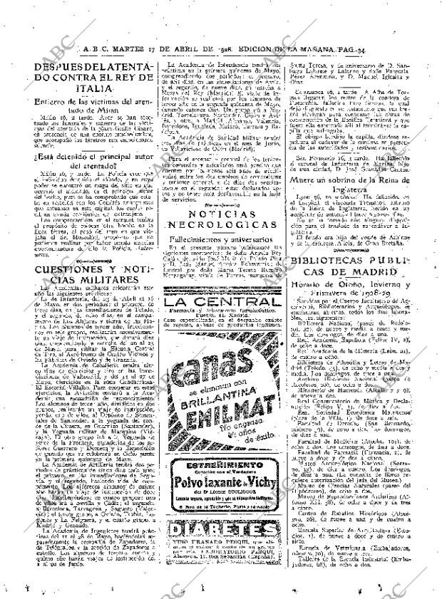 ABC MADRID 17-04-1928 página 34