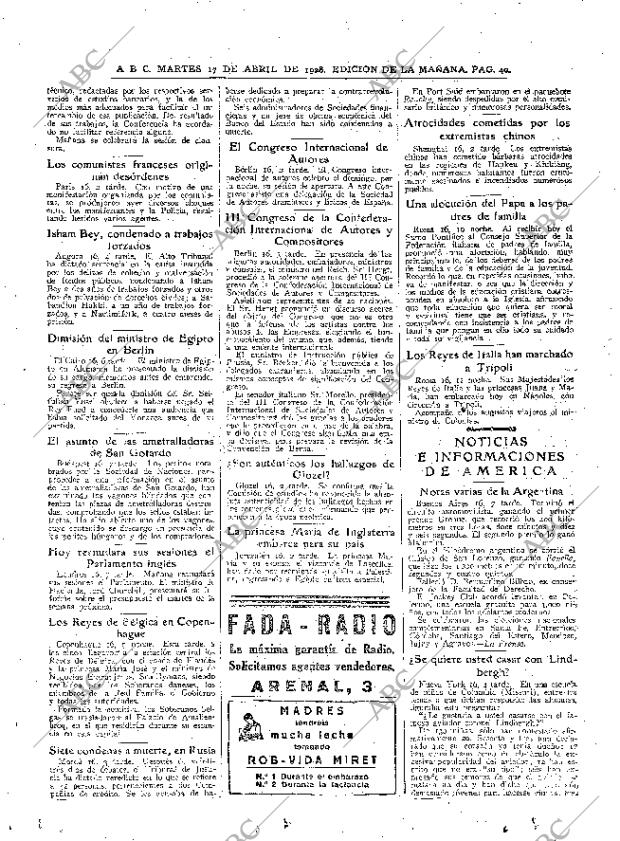 ABC MADRID 17-04-1928 página 40