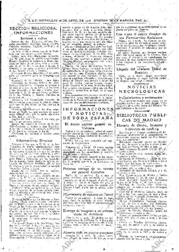 ABC MADRID 18-04-1928 página 31