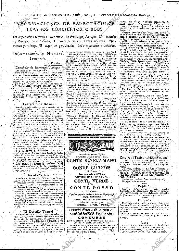 ABC MADRID 18-04-1928 página 36