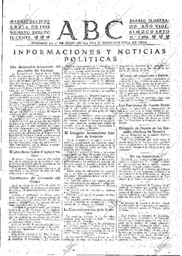 ABC MADRID 19-04-1928 página 15