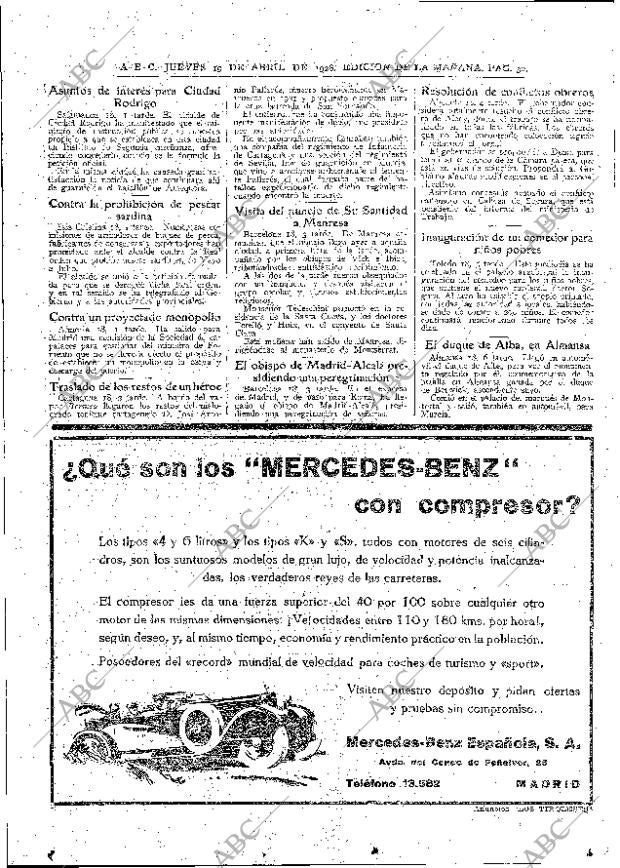 ABC MADRID 19-04-1928 página 30