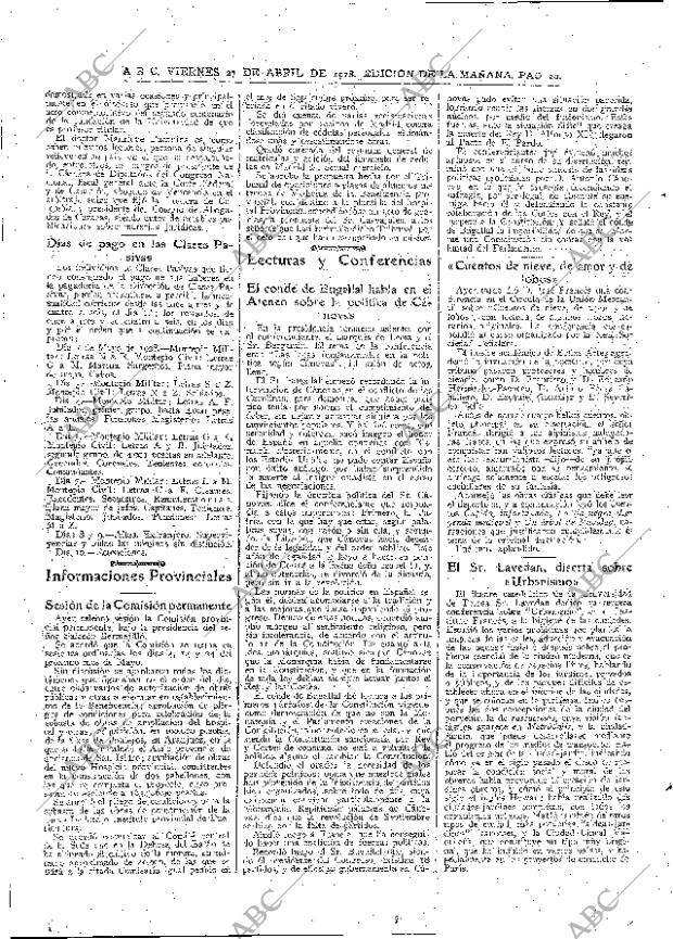 ABC MADRID 27-04-1928 página 20
