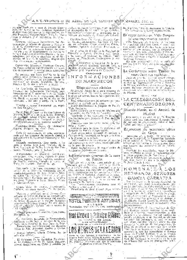 ABC MADRID 27-04-1928 página 22