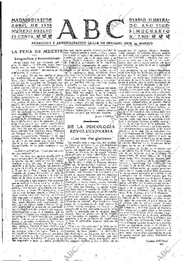 ABC MADRID 27-04-1928 página 3