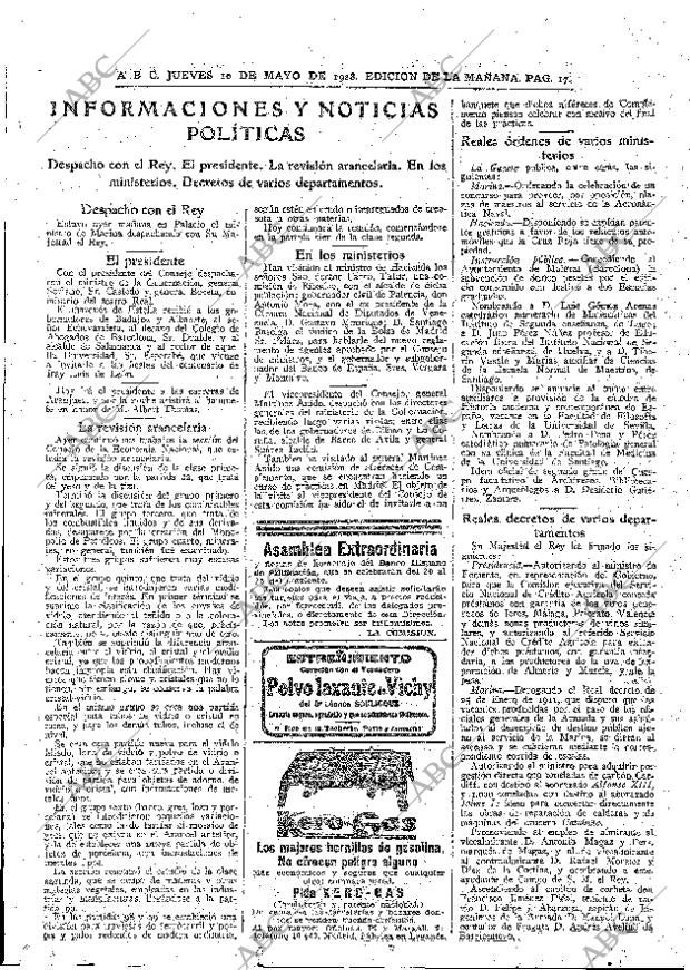 ABC MADRID 10-05-1928 página 17