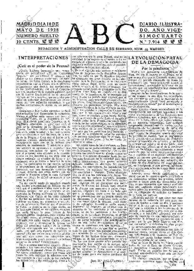 ABC MADRID 10-05-1928 página 3