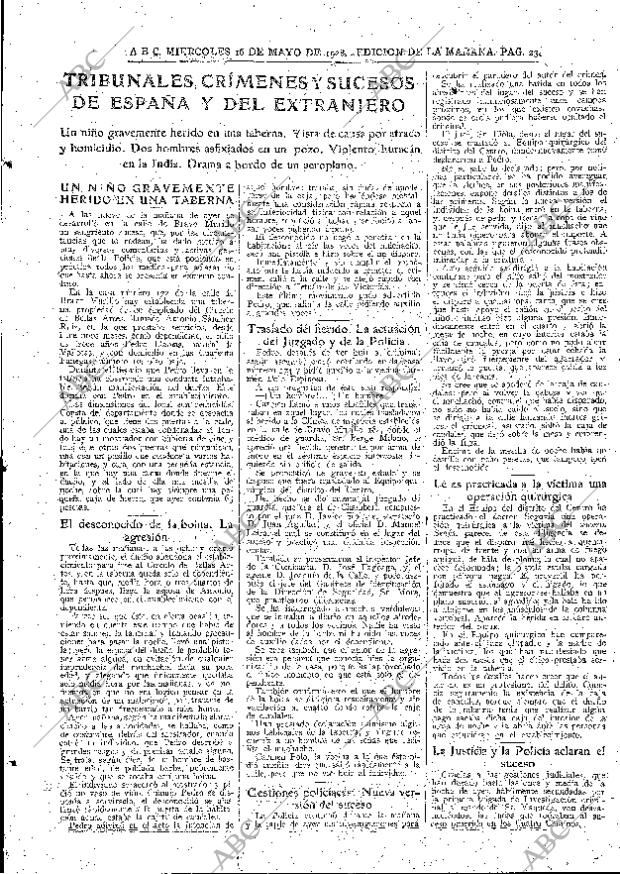 ABC MADRID 16-05-1928 página 23