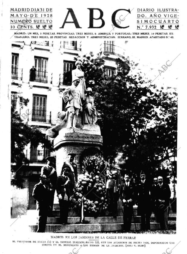 ABC MADRID 31-05-1928 página 1