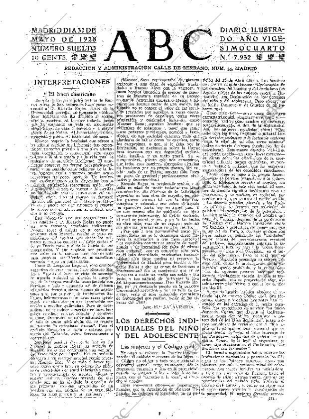 ABC MADRID 31-05-1928 página 3