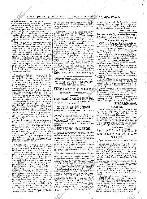 ABC MADRID 31-05-1928 página 34