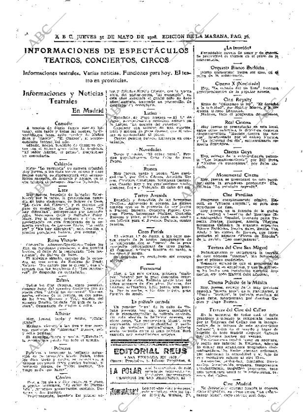 ABC MADRID 31-05-1928 página 36