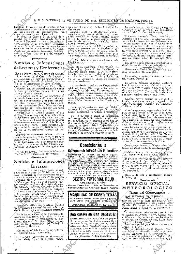 ABC MADRID 15-06-1928 página 22