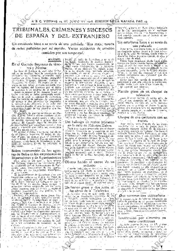 ABC MADRID 15-06-1928 página 23