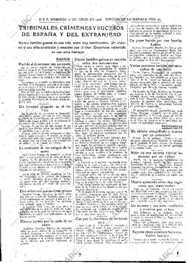 ABC MADRID 01-07-1928 página 31