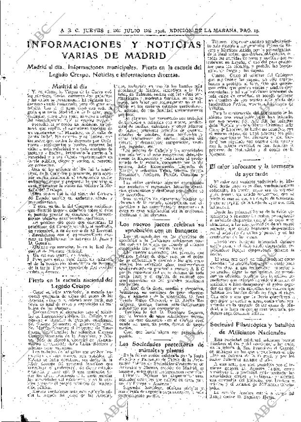 ABC MADRID 05-07-1928 página 19