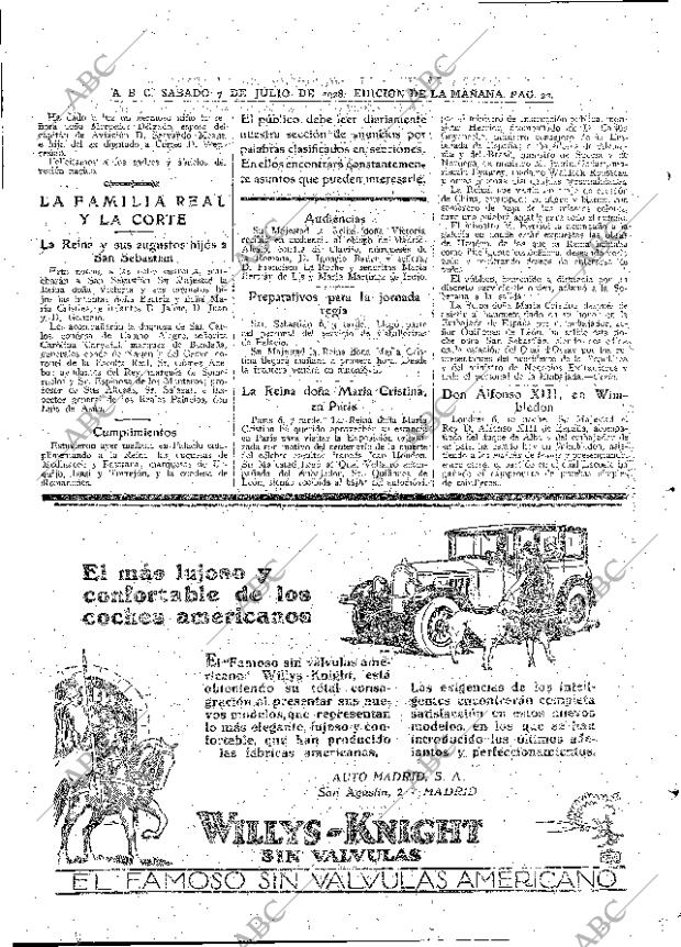 ABC MADRID 07-07-1928 página 22