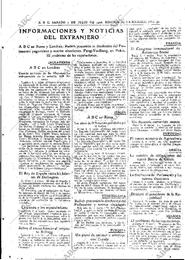 ABC MADRID 07-07-1928 página 31