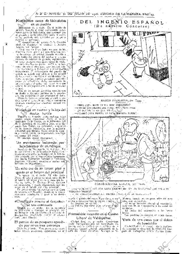 ABC MADRID 12-07-1928 página 23