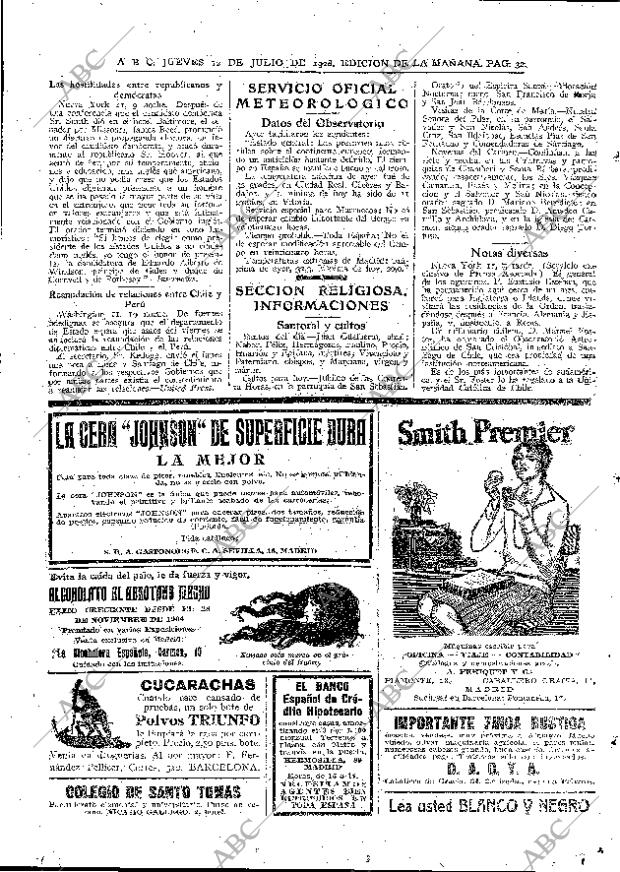 ABC MADRID 12-07-1928 página 32