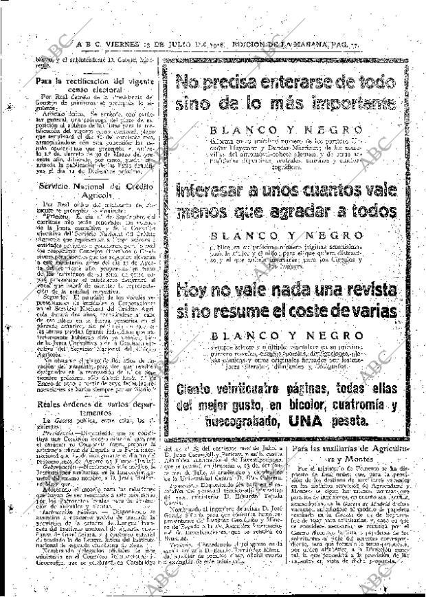 ABC MADRID 13-07-1928 página 17