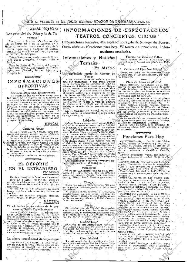 ABC MADRID 13-07-1928 página 33