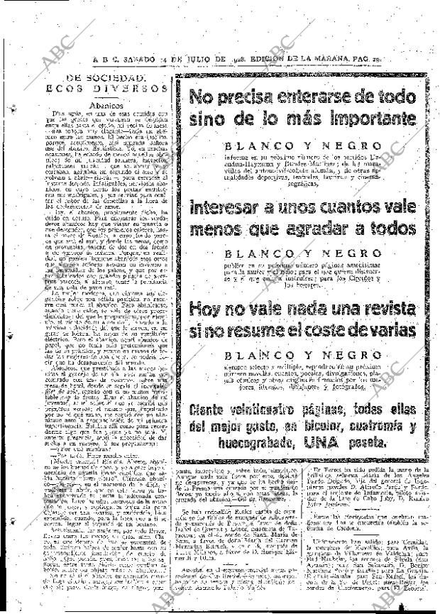 ABC MADRID 14-07-1928 página 19