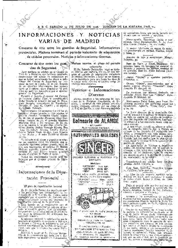 ABC MADRID 14-07-1928 página 21