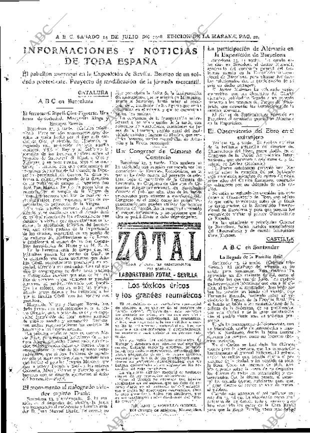 ABC MADRID 14-07-1928 página 27