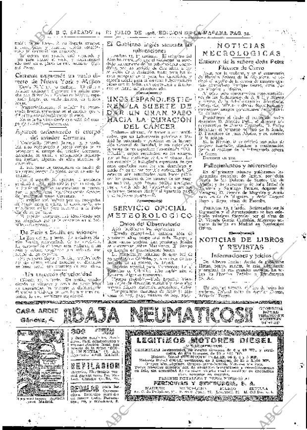 ABC MADRID 14-07-1928 página 34