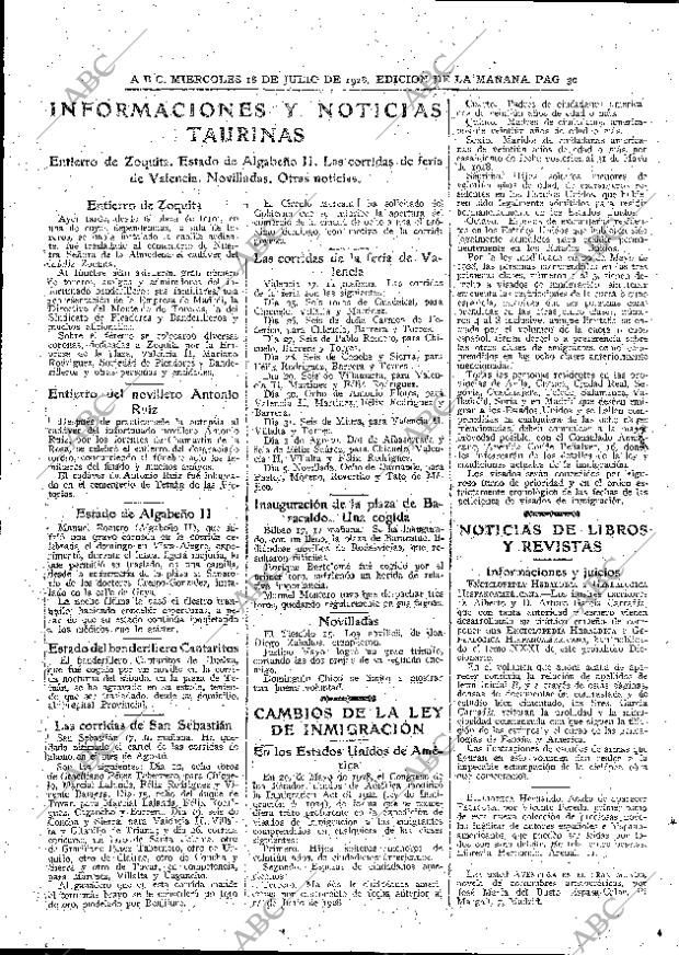 ABC MADRID 18-07-1928 página 30