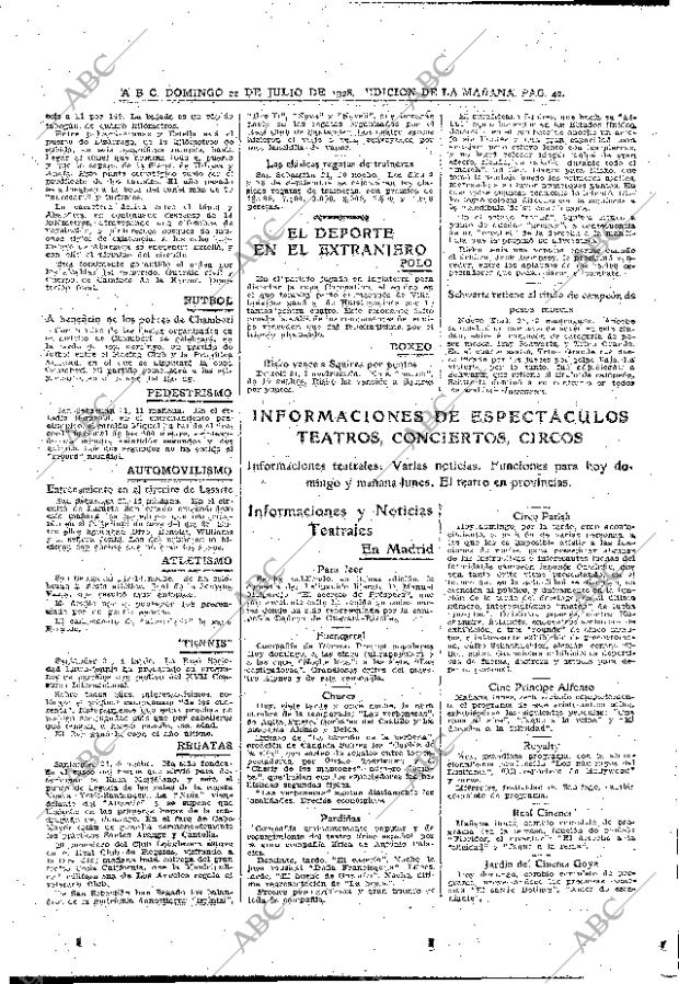 ABC MADRID 22-07-1928 página 42